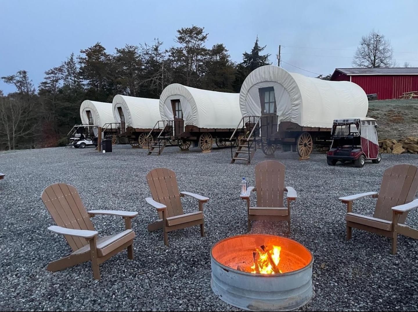 Smoky Hollow Outdoor Resort Covered Wagon Sevierville Eksteriør billede